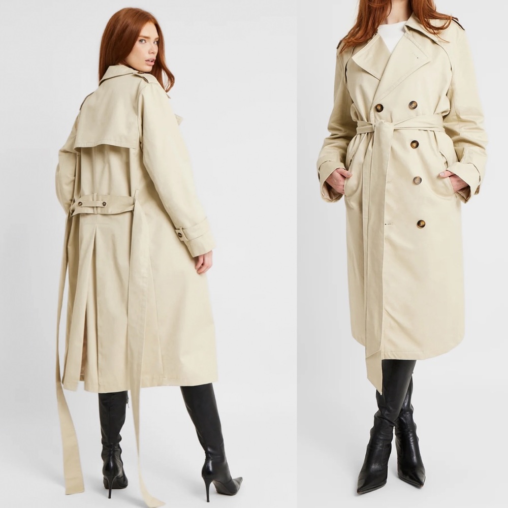 🔥PRICE DROP🔥 boa. Because Of Alice Full Length Cotton Trench Coat Size Large